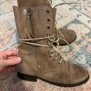 ALDO suede combat boots